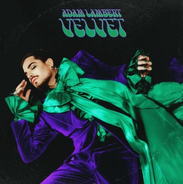Adam Lambert Velvet LP Album vinyl limited purple & green 2020 on Empire