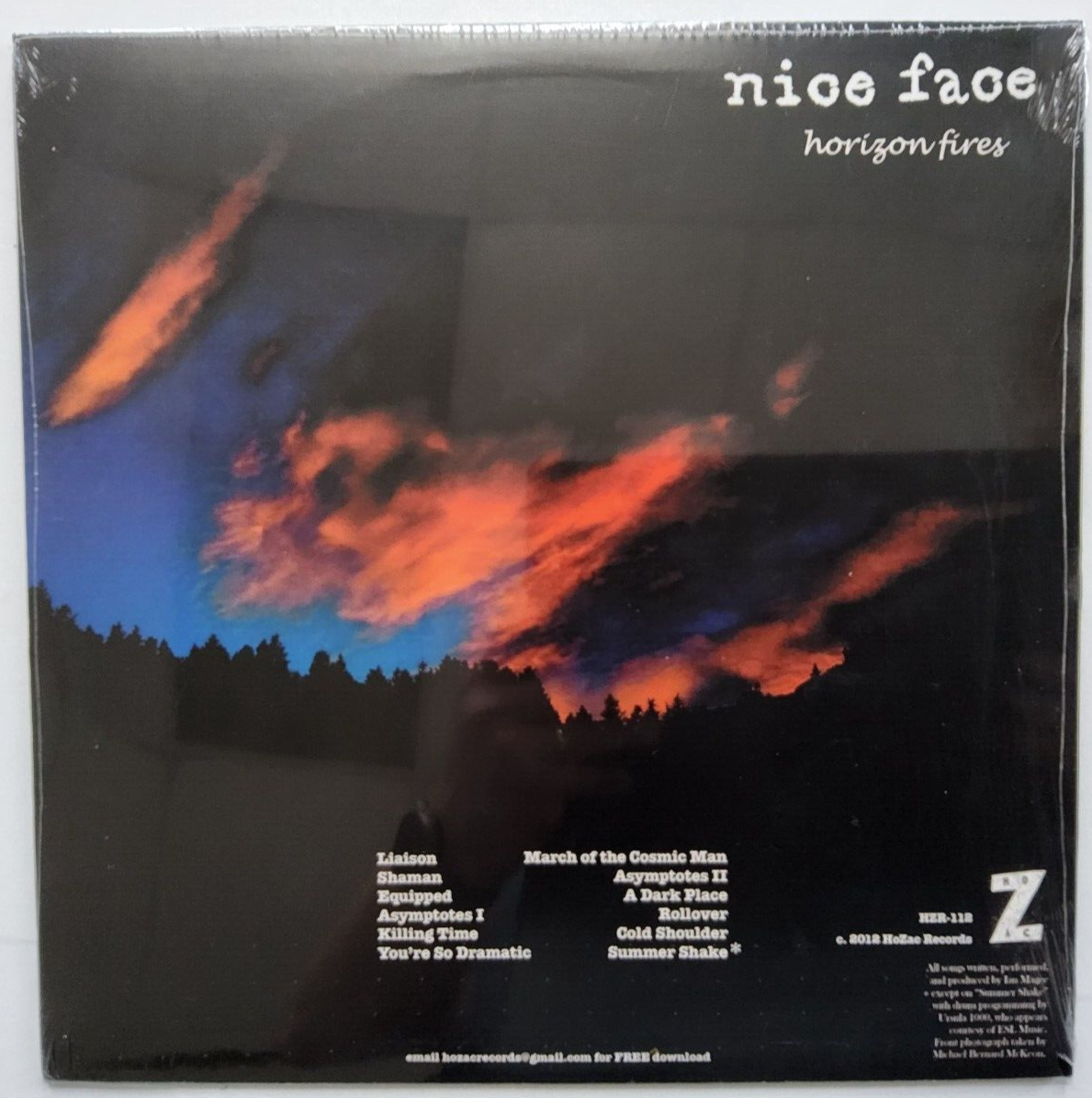 Nice Face – Horizon Fires - US 2012 LP Album vinyl record MINT