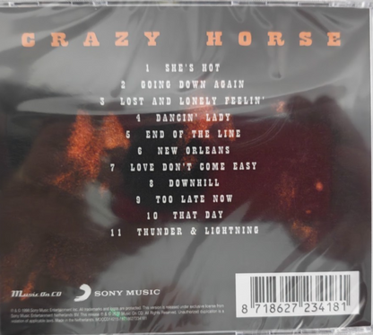 Crazy Horse Crazy Horse CD Album 2017 on UMC Remastered reissue