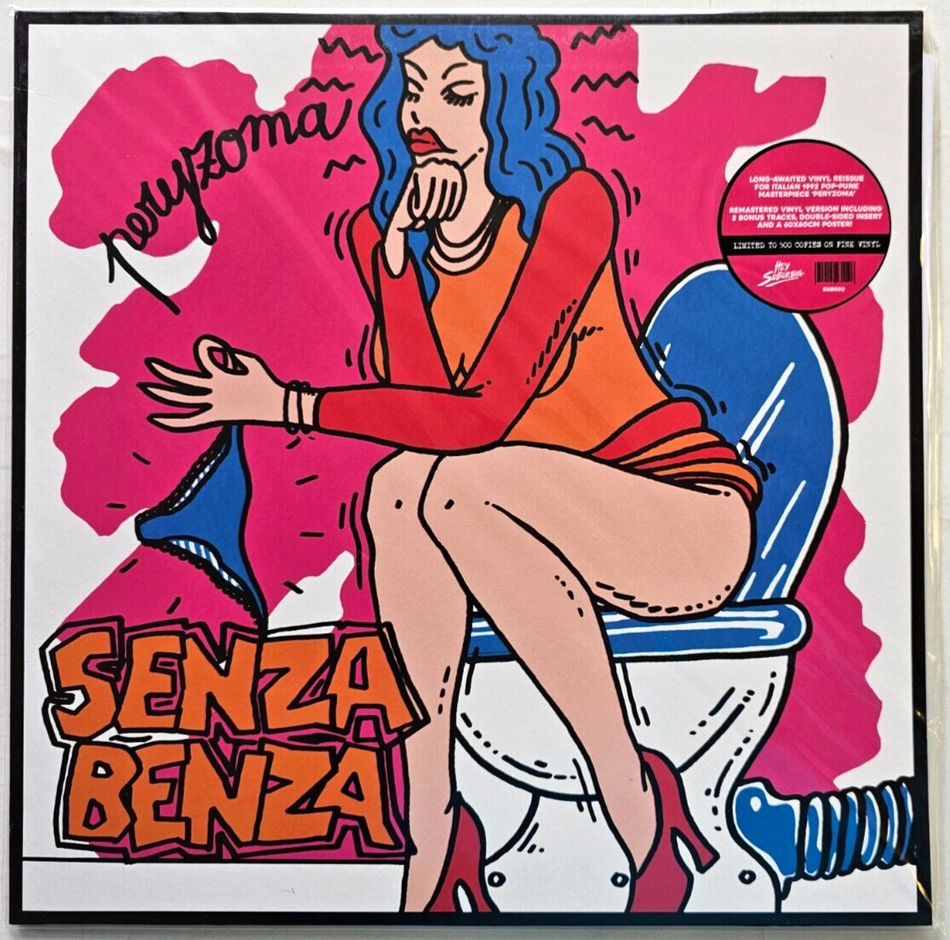 Senza Benza Peryzoma 2021 limited reissue pink LP Album vinyl record + poster