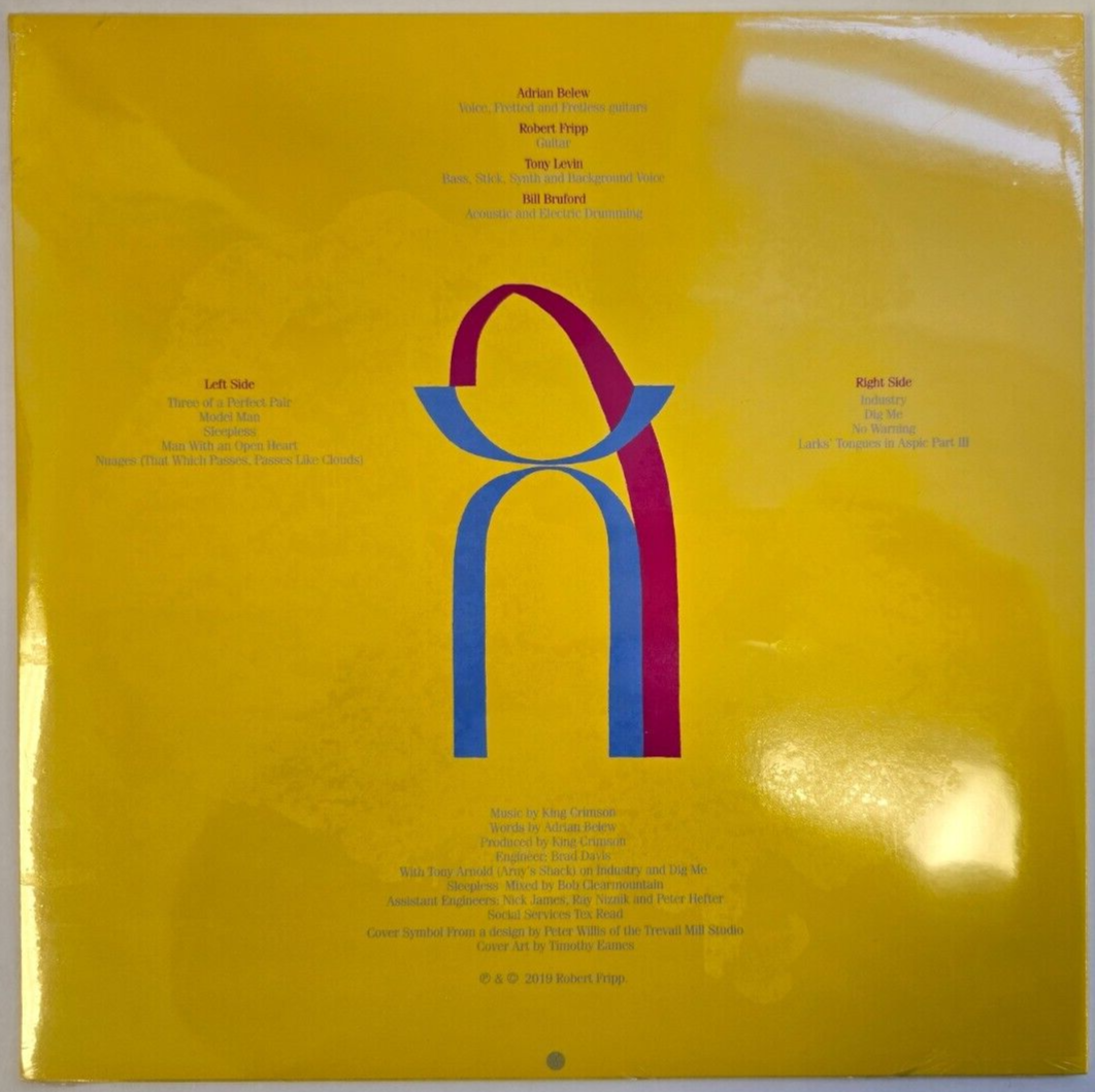 King Crimson Three Of A Perfect Pair LP Album vinyl record remastered 200g 2019