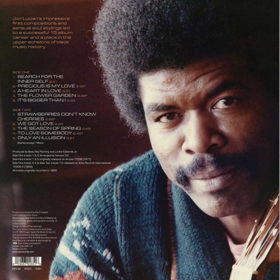 Jon Lucien Search For The Inner Self LP Album vinyl record 2026 remastered Kent