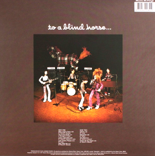 Faces A Nod Is As Good As A Wink To A Blind Horse LP Album vinyl record 2018