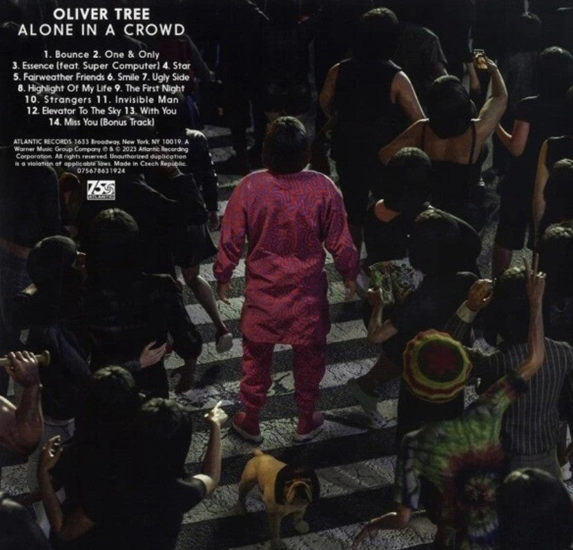 Oliver Tree Alone In A Crowd  LP Album vinyl record 2023 Blue Red Splatter