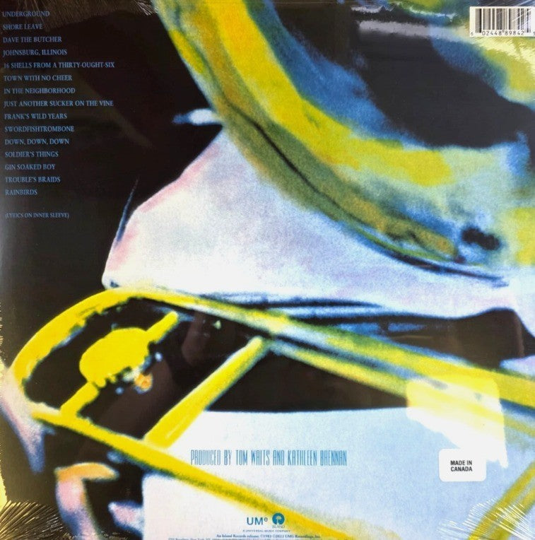 Tom Waits Swordfishtrombones LP Album vinyl record 2023 remastered 180g reissue