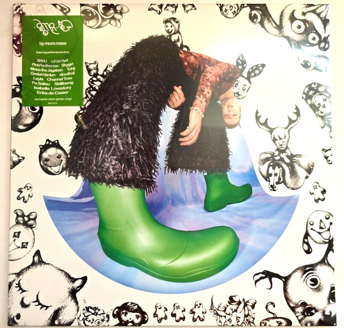 Mura Masa - demon time LP Album vinyl record limited neon green 2022 on Polydor