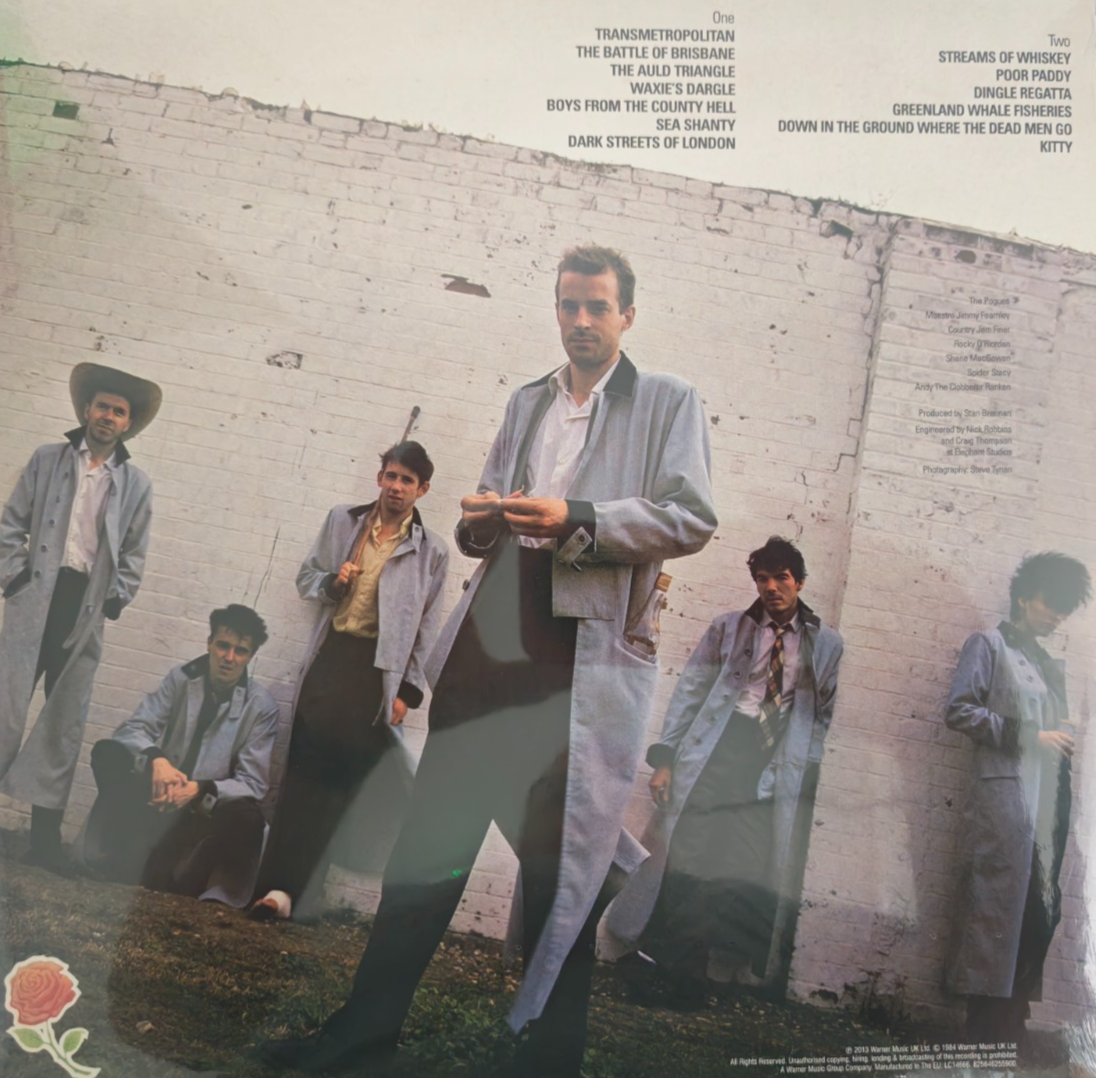 The Pogues – Red Roses For Me LP Album vinyl record 2023 reissue 180gram