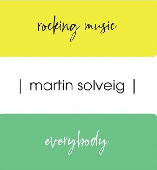 Martin Solveig – Rocking Music / Everybody 12" vinyl record limited yellow 2026