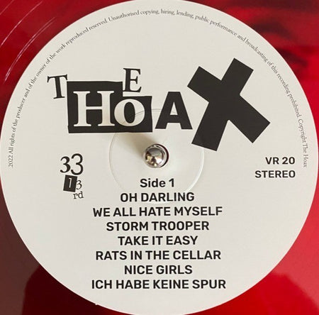 The Hoax The Cargo Recordings LP Album vinyl record RSD 2023 Red remastered