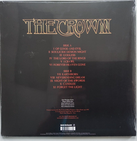 The Crown The Burning 2019 LP Album vinyl record mint