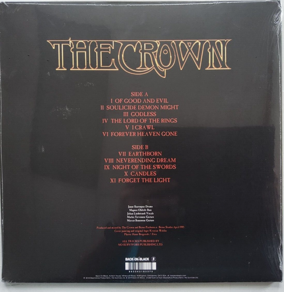 The Crown The Burning 2019 LP Album vinyl record mint