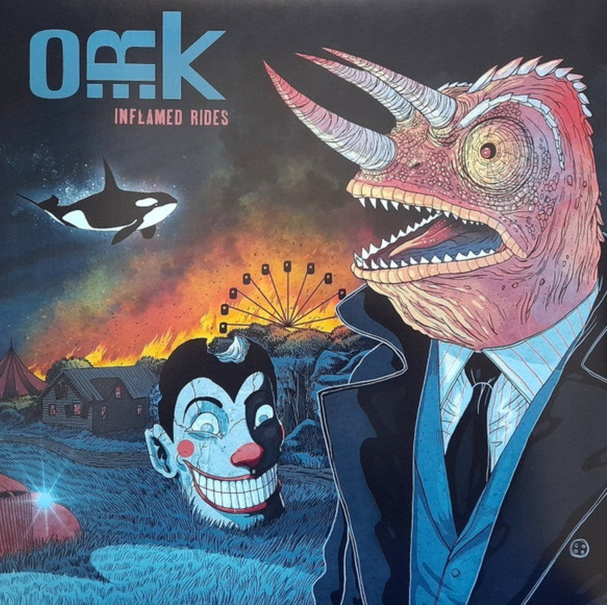 O.R.k. Inflamed Rides LP Album Vinyl Record Limited Blue 2022 on Kscope Prog