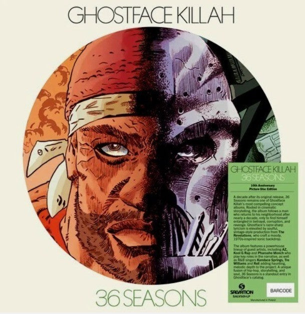 Ghostface 36 Seasons LP Album Vinyl Record Limited numbered picture disc 2025