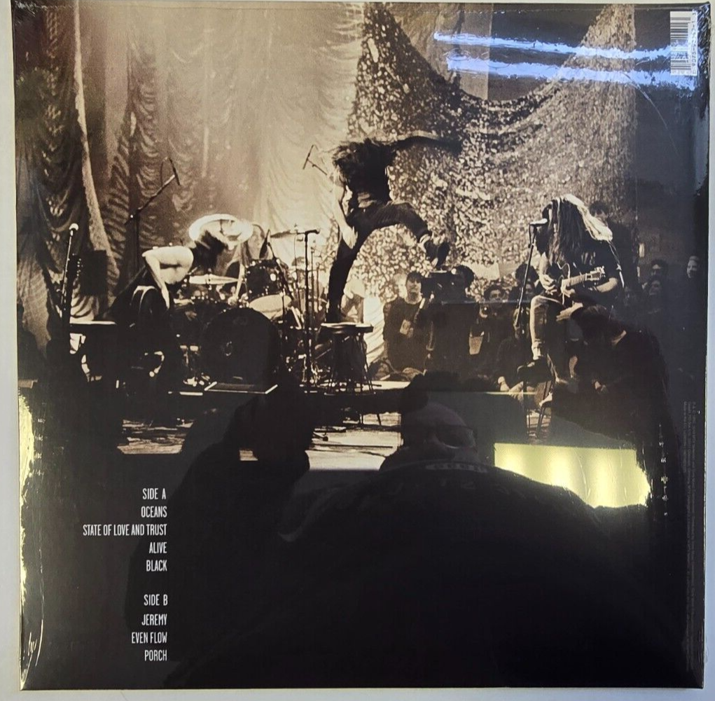 Pearl Jam  MTV Unplugged LP Album vinyl record on Sony Live compilation