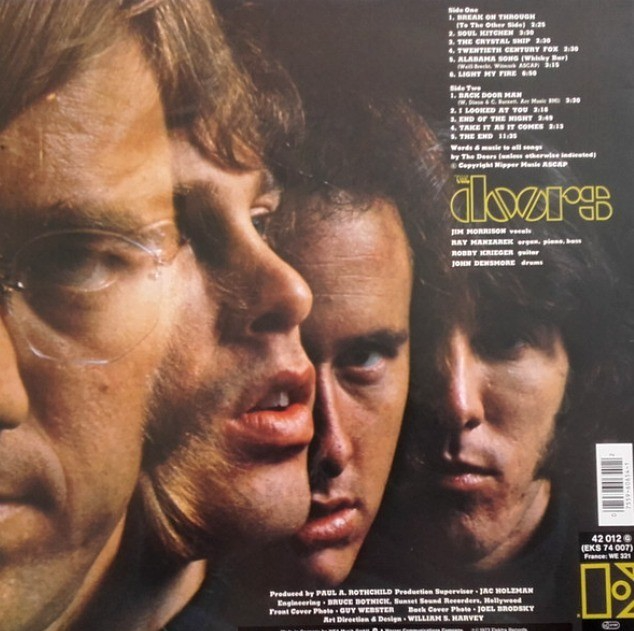 The Doors The Doors LP Album vinyl record 2022 reissue on Elektra