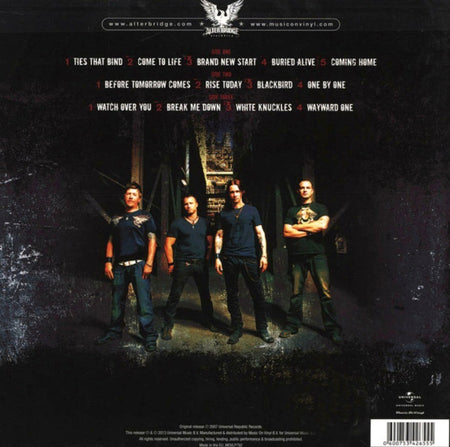 Alter Bridge Blackbird LP Album vinyl record 2013 remastered reissue Etched 180g