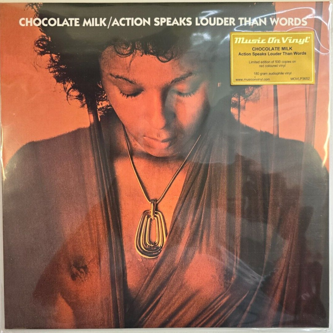 Chocolate Milk Action Speaks Louder Than Words LP Album vinyl record limited red