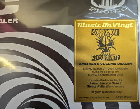 Corrosion Of Conformity – America's Volume Dealer LP Album vinyl record limited