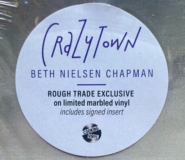 Beth Nielsen Chapman – CrazyTown limited edition marbled LP Album record SIGNED