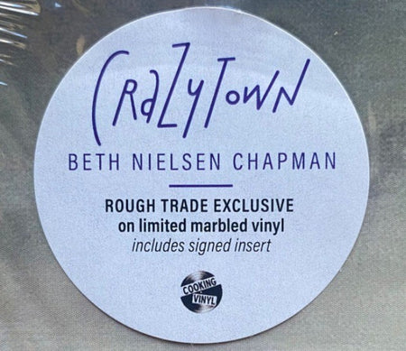 Beth Nielsen Chapman – CrazyTown limited edition marbled LP Album record SIGNED