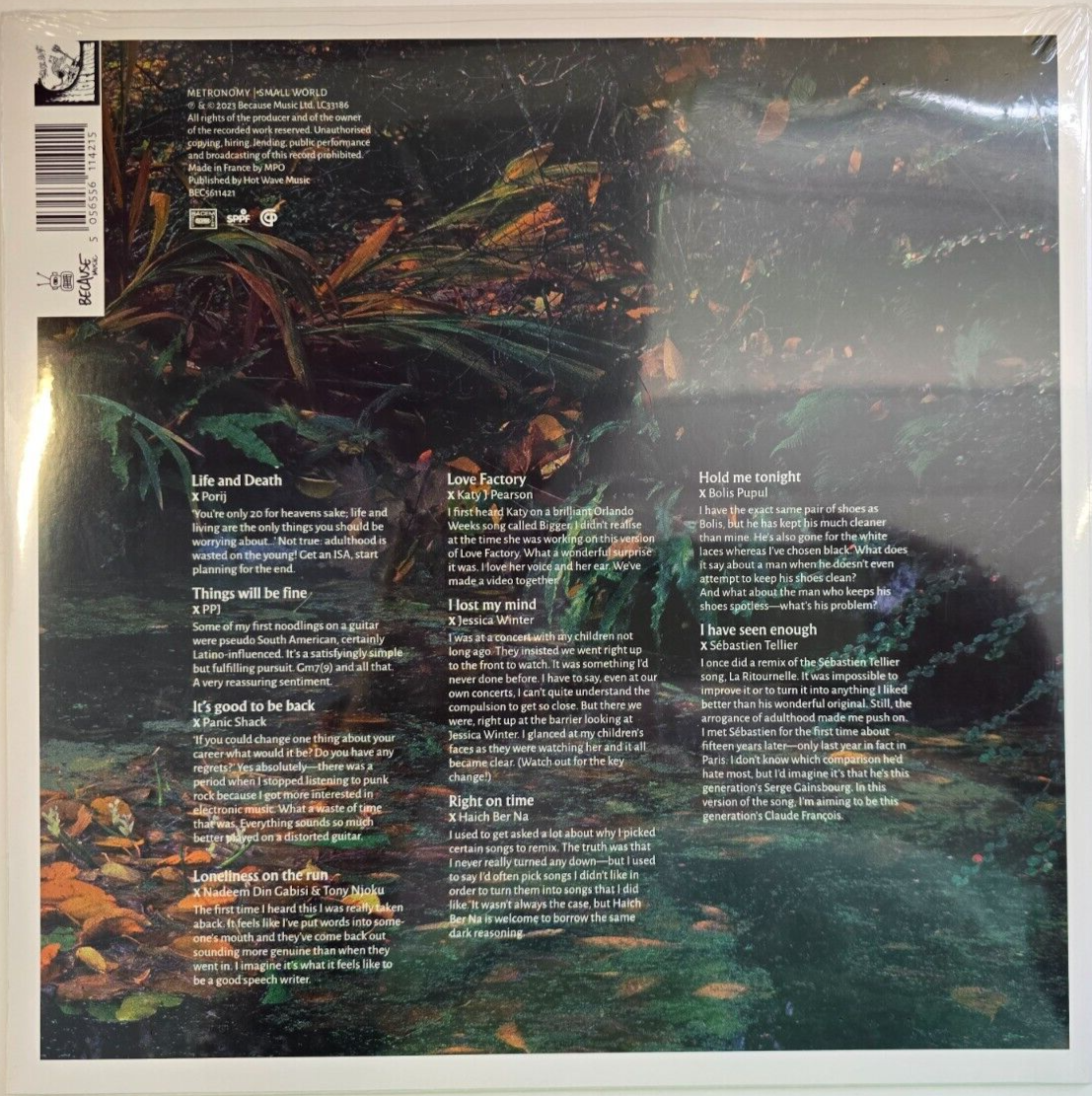Metronomy Small World LP Album vinyl record special edition clear 2022