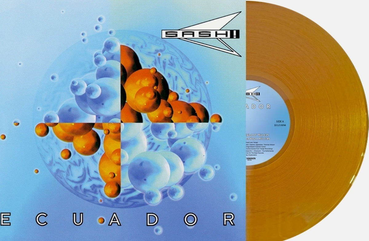 Sash! Feat. Rodriguez Ecuador  12" vinyl limited Orange 2026 reissue