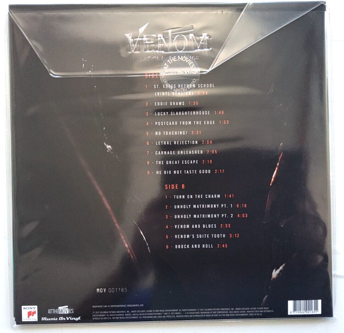 Marco Beltrami  Venom: Let There Be Carnage limited edition LP Vinyl record MINT