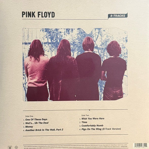 Pink Floyd 8-Tracks LP Album vinyl record 2026 Blue Compilation on Columbia