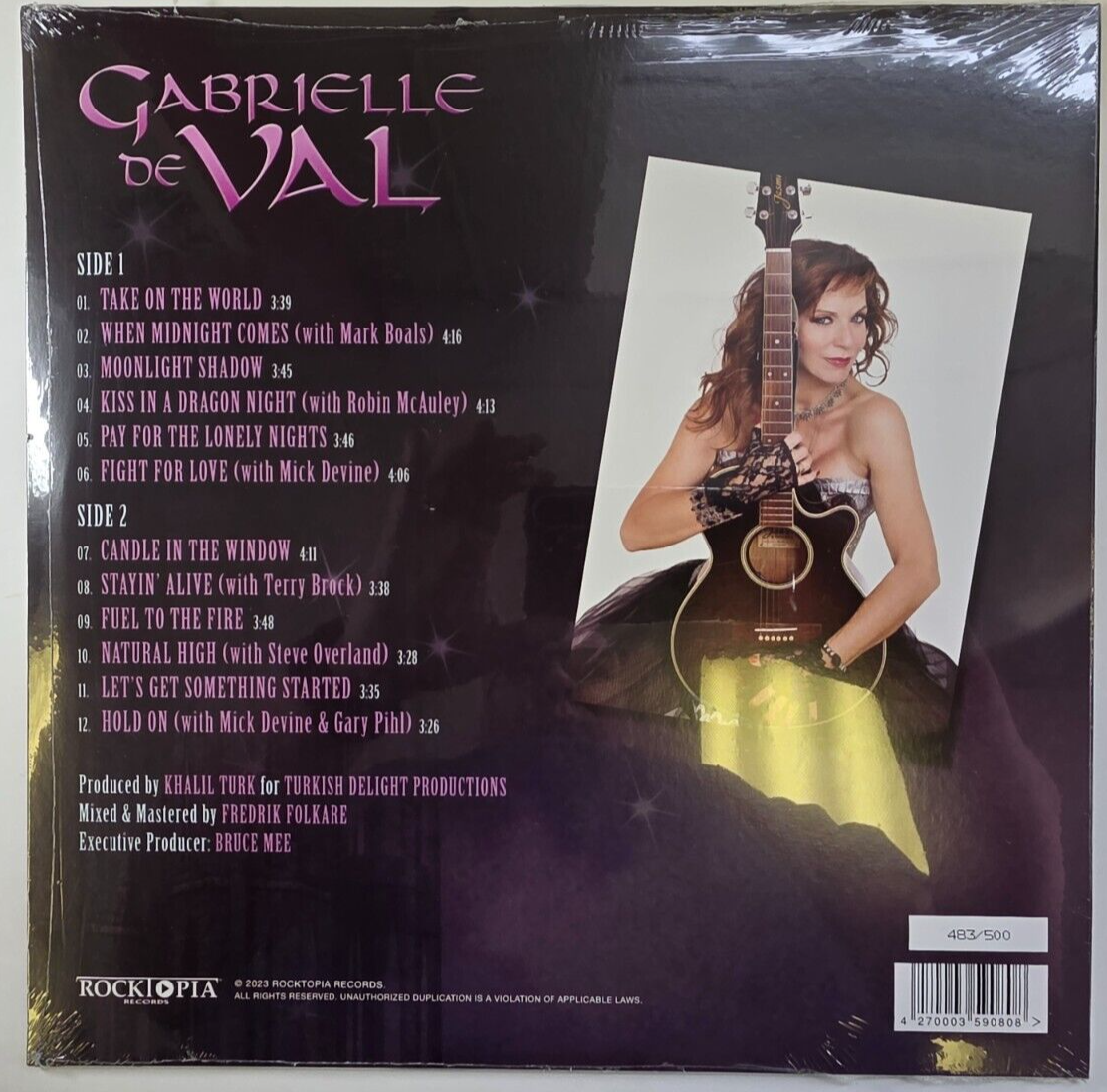 Gabrielle De Val Koenzen Kiss in a Dragon Night LP vinyl record picture disc