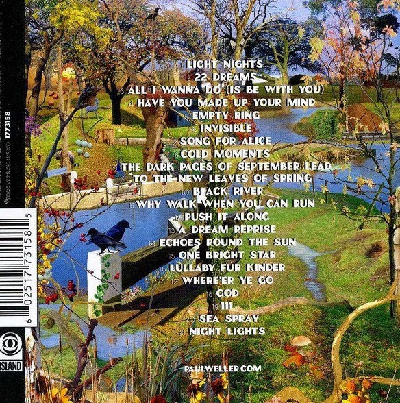 Paul Weller  22 Dreams CD album 2008 on Island Records in Super Jewel Box