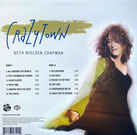 Beth Nielsen Chapman – CrazyTown limited edition marbled LP Album record SIGNED