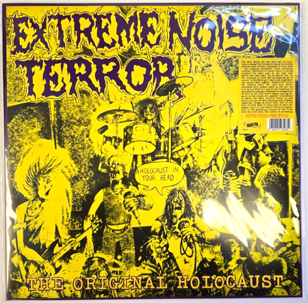 Extreme Noise Terror A Holocaust In Your Head  LP Album vinyl record with Poster