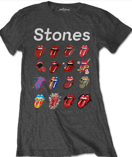 The Rolling Stones – Ladies T Shirt No Filter Evolution Black Size Small