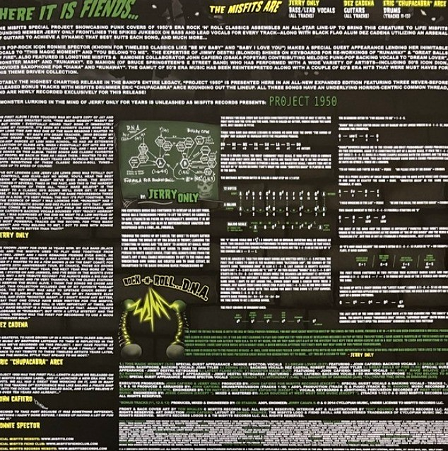 Misfits Misfits Misfits Project 1950 Expanded LP vinyl record 2021 reissue 180g