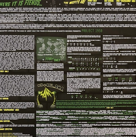 Misfits Misfits Misfits Project 1950 Expanded LP vinyl record 2021 reissue 180g