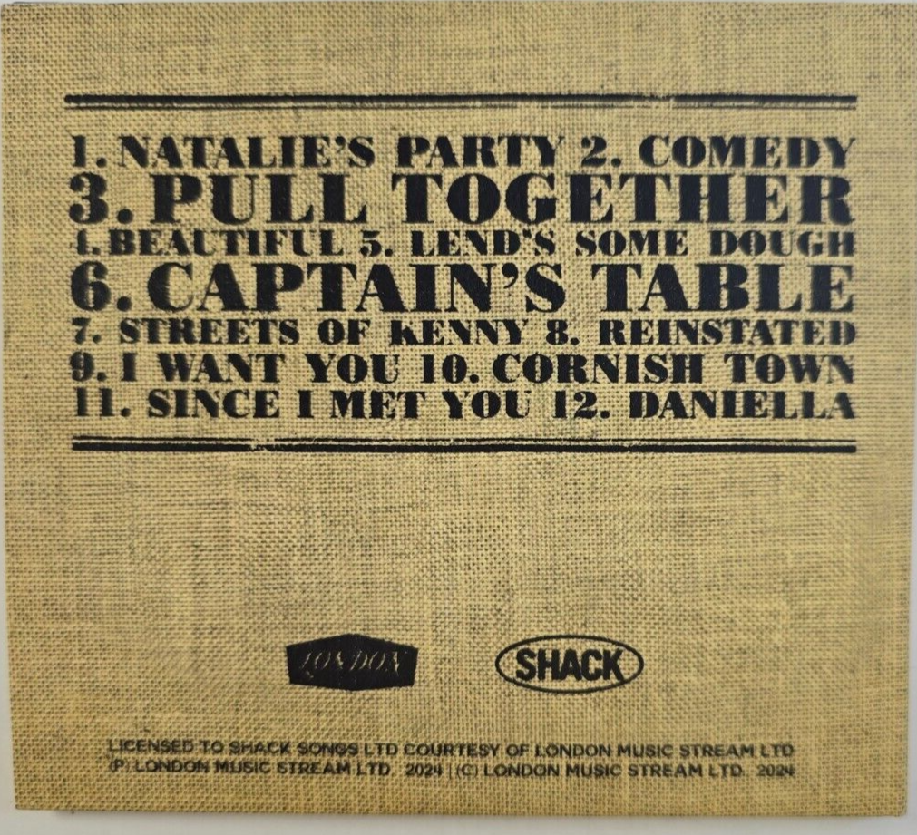Shack– H.M.S. Fable 2024 CD Album in digipak reissue on London