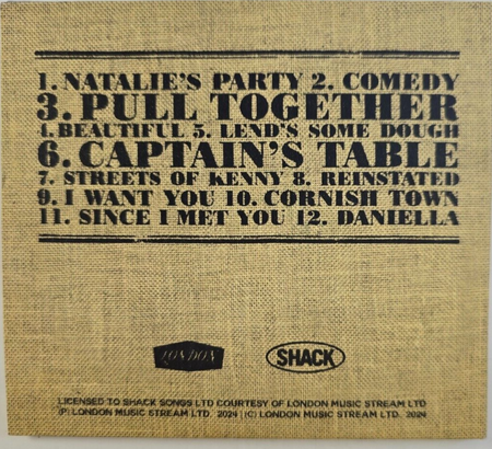 Shack– H.M.S. Fable 2024 CD Album in digipak reissue on London