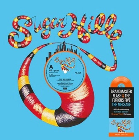 Grandmaster Flash & The Furious Five The Message 12" vinyl record Orange Reissue