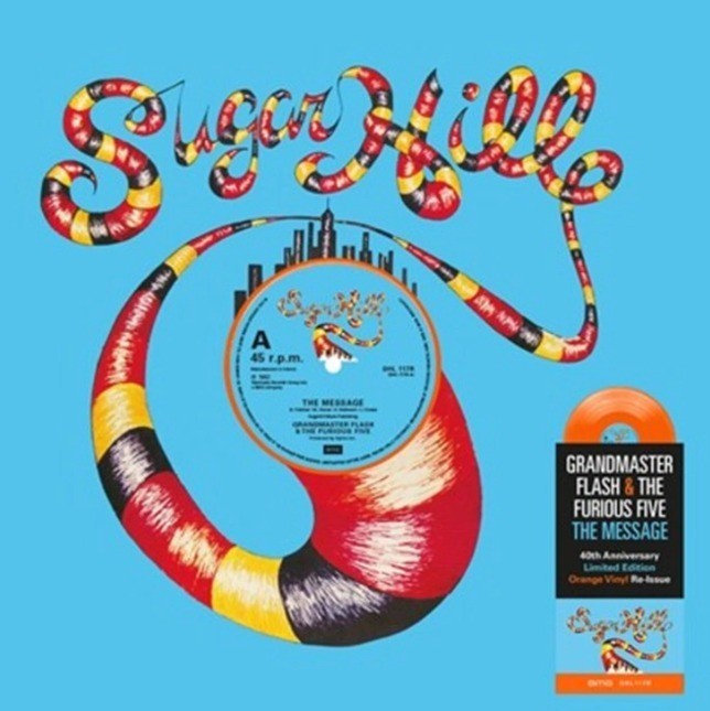 Grandmaster Flash & The Furious Five The Message 12" vinyl record Orange Reissue
