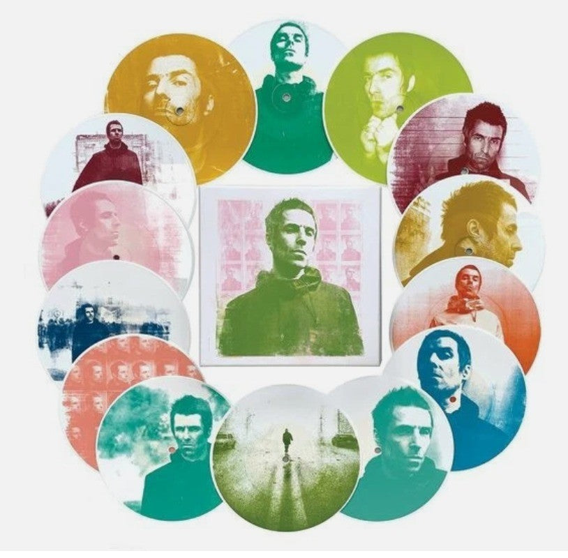 Liam Gallagher Why Me? Why Not 7" Vinyl Record Boxset Limited 14 x 7 White