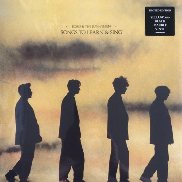 Echo & The Bunnymen Songs To Learn & Sing  LP Album Vinyl Record Yellow Black
