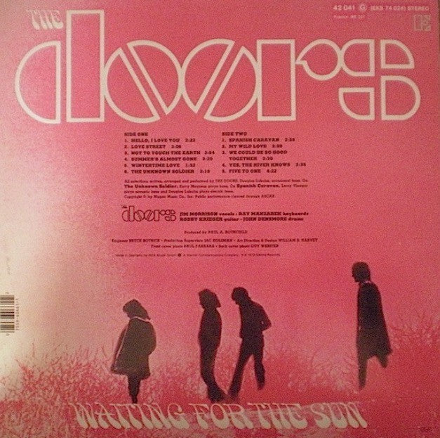 The Doors Waiting For The Sun LP Album vinyl record 2022 reissue on Elektra