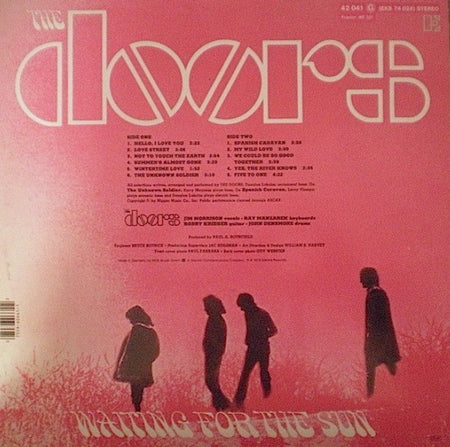 The Doors Waiting For The Sun LP Album vinyl record 2022 reissue on Elektra