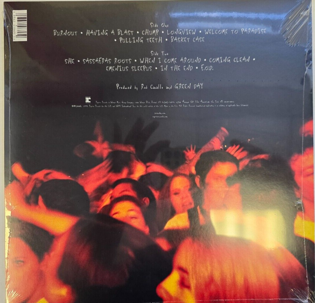 Green Day – Dookie Green Day LP Album vinyl record reissue on Reprise 2022
