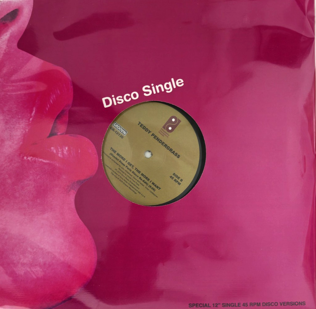 Teddy Pendergrass You Can't Hide from Yourself 12" vinyl record Dimitri remixes