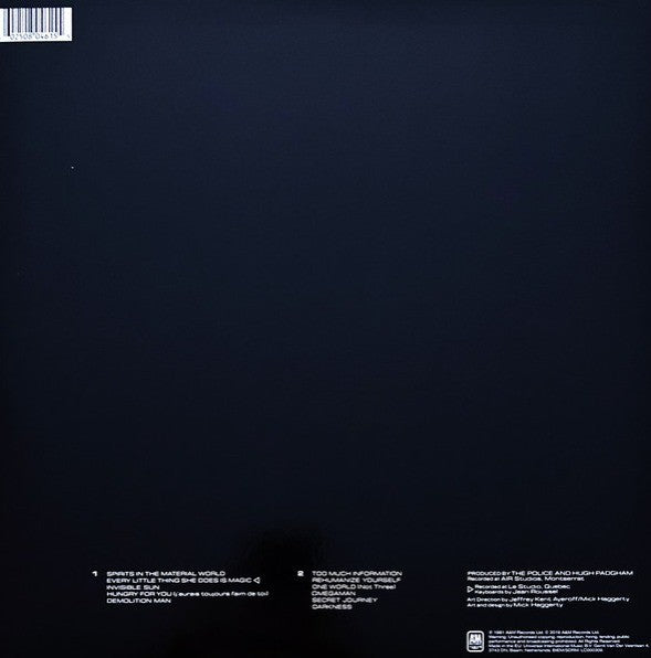 The Police Ghost In The Machine LP Album vinyl record 2019 Reissue 180gram A&M