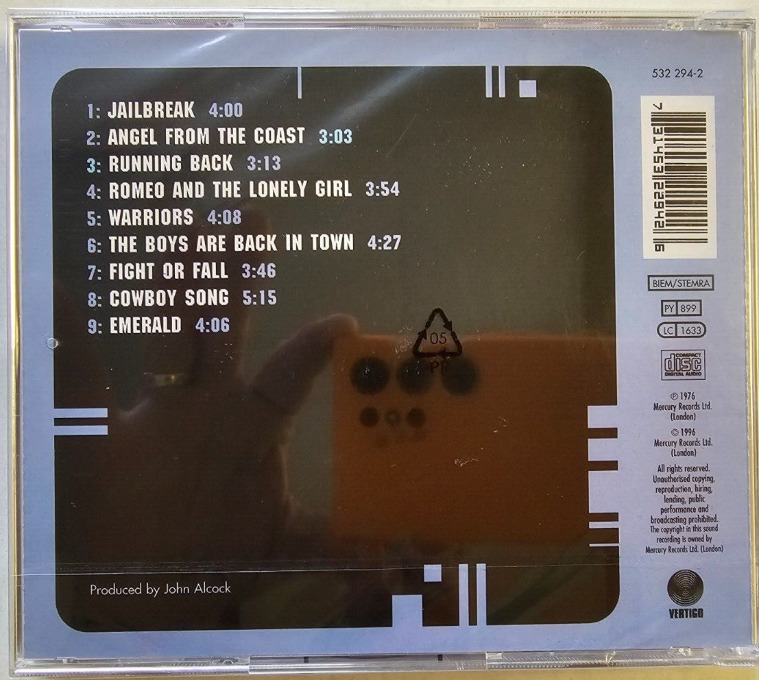 Thin Lizzy – Jailbreak remastered reissue CD Album 2016 hard rock 