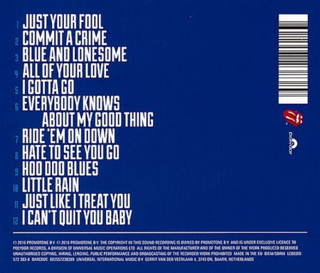 The Rolling Stones –Blue & Lonesome CD Album 2016 on Polydor