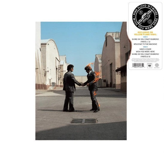 Pink Floyd  Wish You Were Here LP Album vinyl record Limited Yellow anniversary