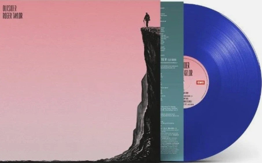 Roger Taylor – Outsider limited blue LP Album vinyl record blues rock on EMI New